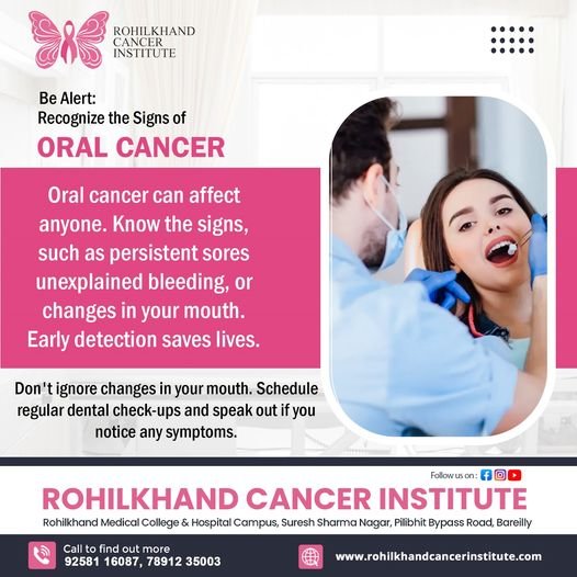 Oral Cancer - Rohilkhand Cancer Institute | Pet CT Scan in Bareilly
