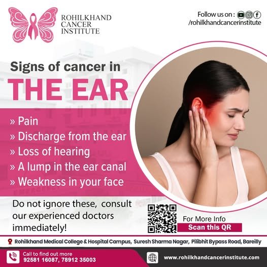 Signs of Cancer The Ear - Rohilkhand Cancer Institute in Bareilly