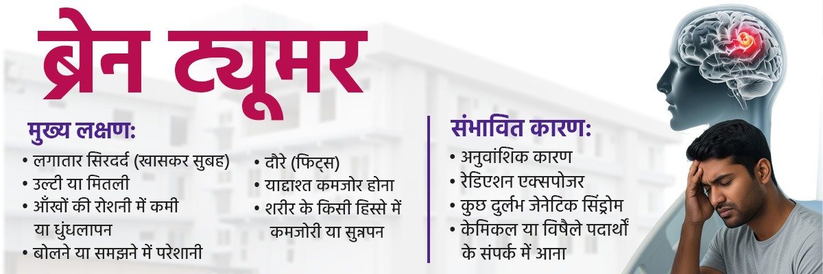 ब्रेन ट्यूमर – लक्षण और कारण