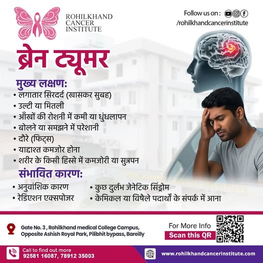 ब्रेन ट्यूमर – लक्षण और कारण